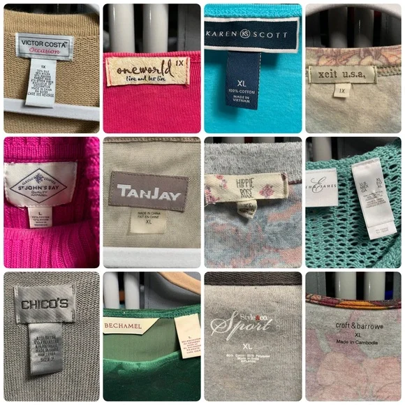 5LB reseller Lot of Y2K, 2000, Vintage and modern women tops! - Picture 5 of 7